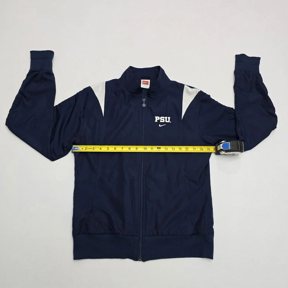 Nike Penn State PSU Nittany Lions Youth Large Track Jacket Navy Blue Full Zip
